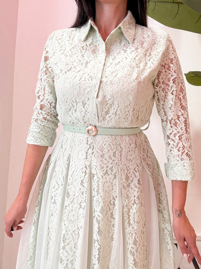ABITO PIZZO E TULLE