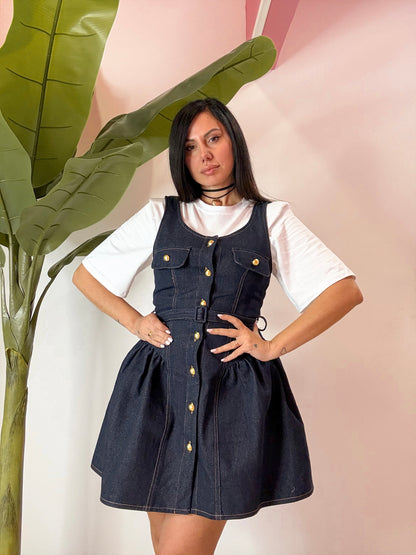 VESTITO JEANS A RUOTA