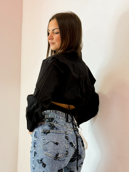 CAMICIA Crop BUSTINO 3 colori