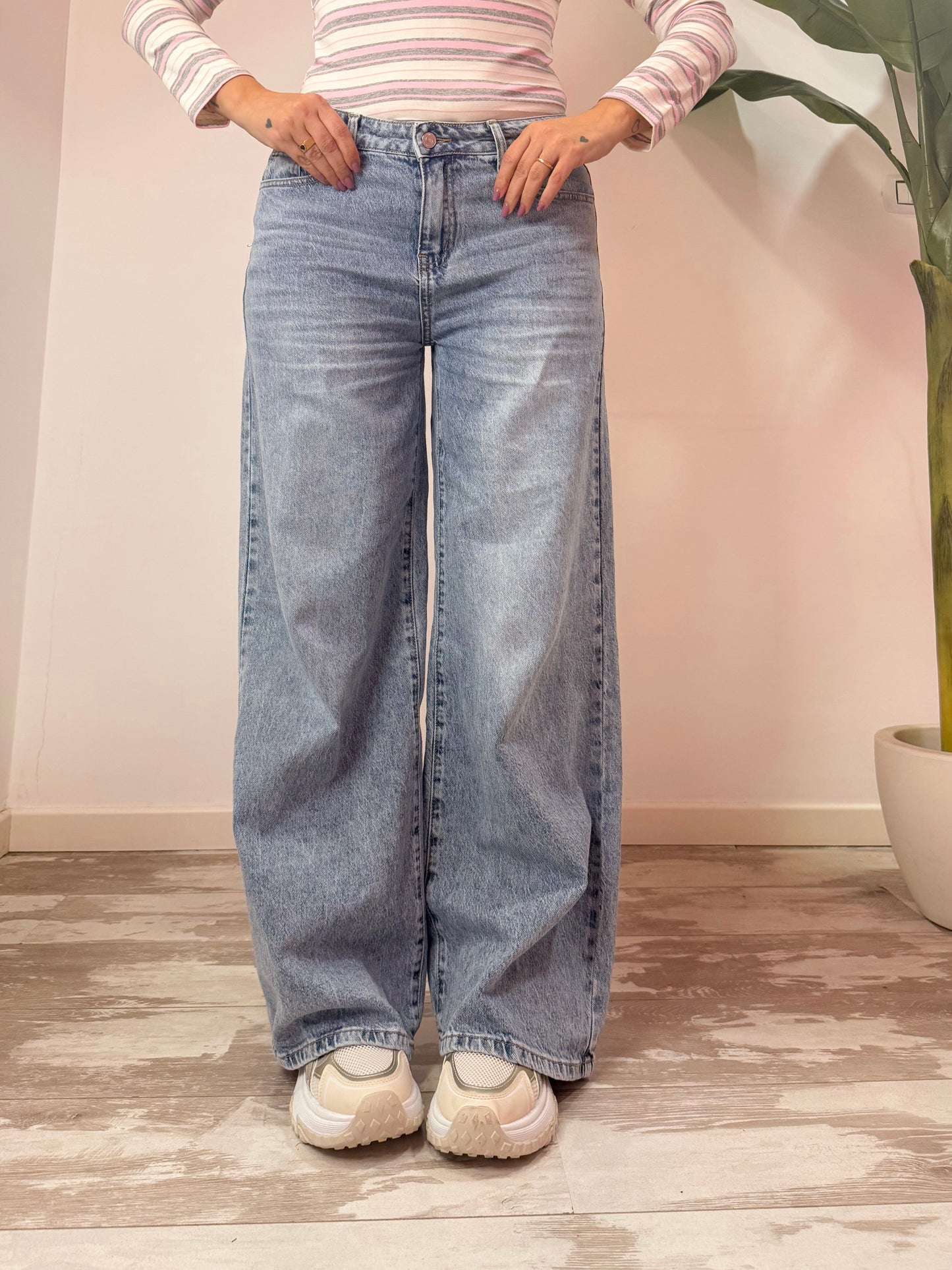 JEANS TASCA ROSA