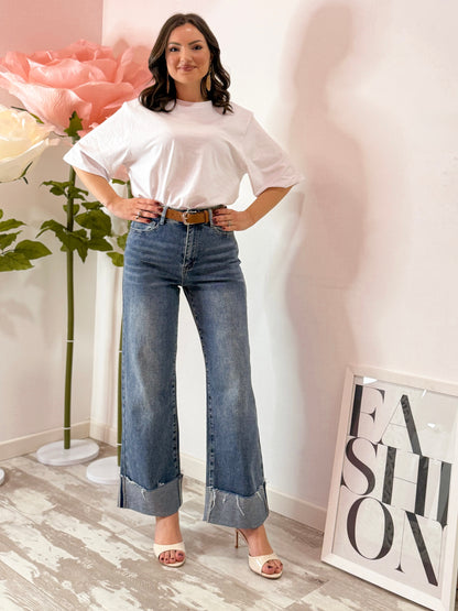 T SHIRT OVER GIROCOLLO 2 COLORI