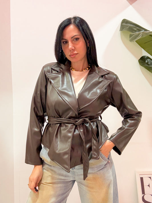 GIACCHINO SIMILPELLE MARRONE