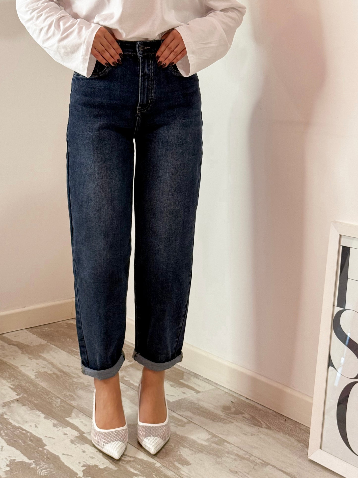 JEANS BALLOON BLU SFUMATO 65-1