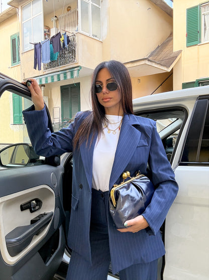 TAILLEUR GESSATO BLU
