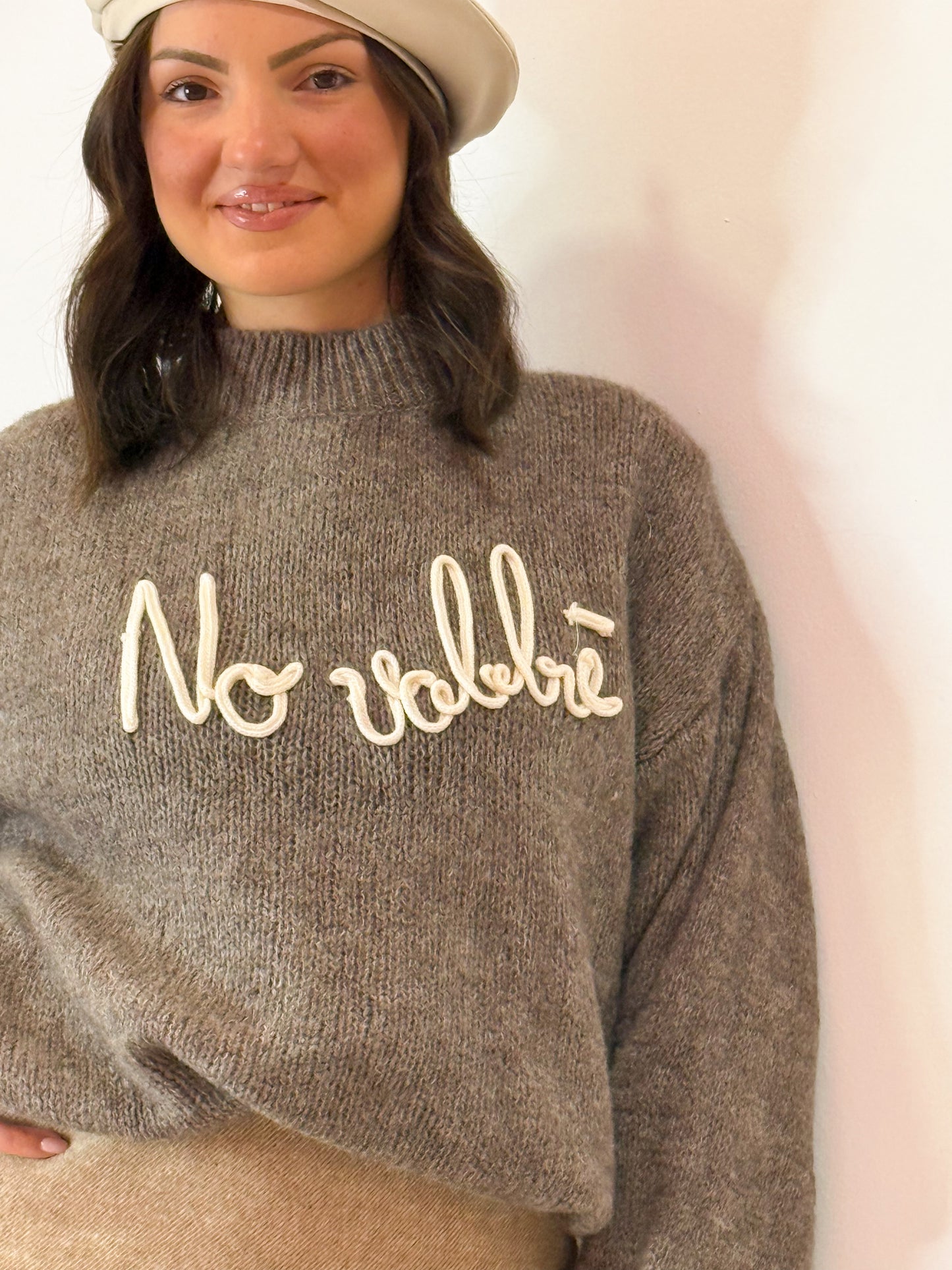 PULL NOVABBE MARRONE