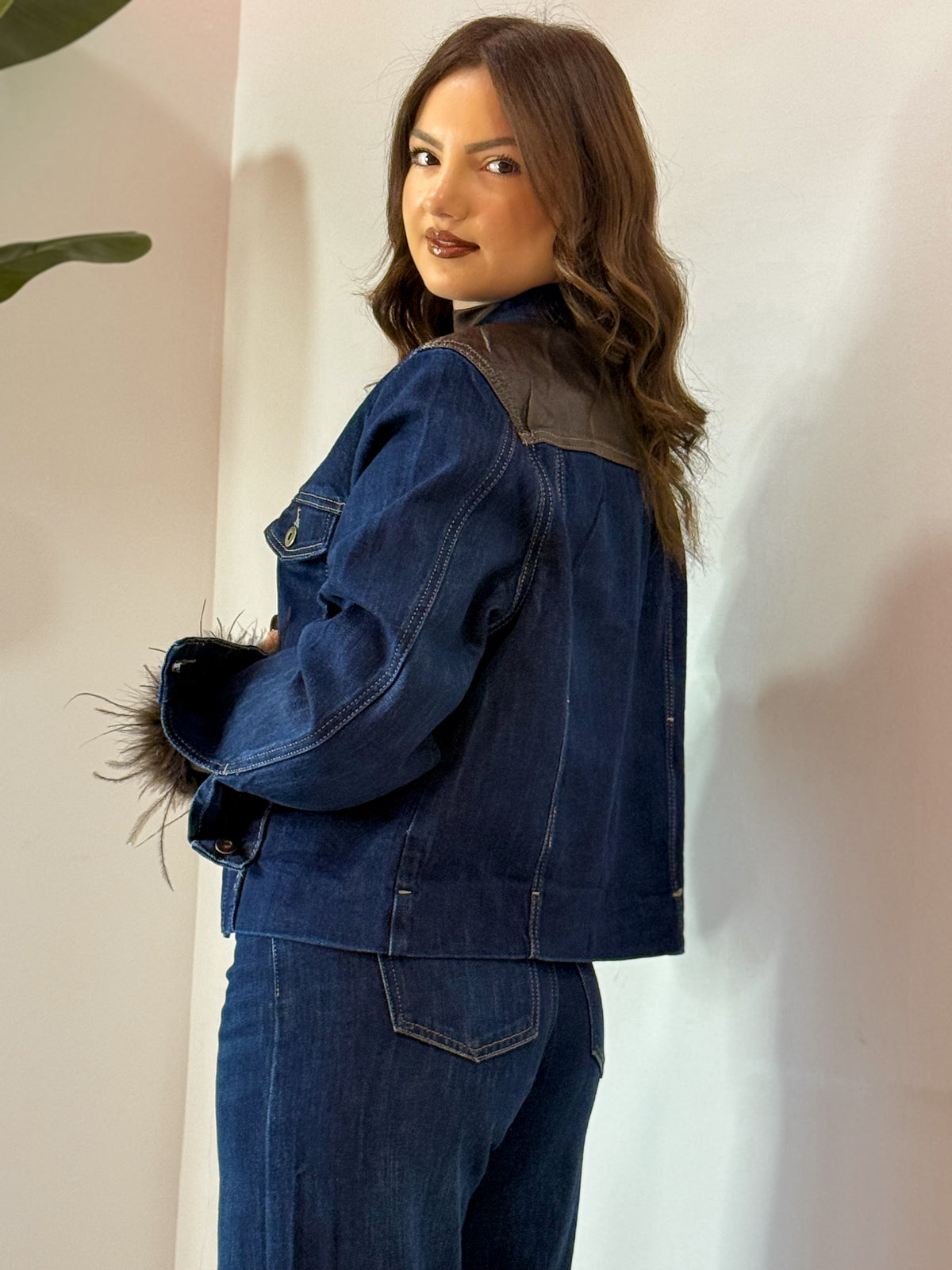 GIUBBINO JEANS INSERTO