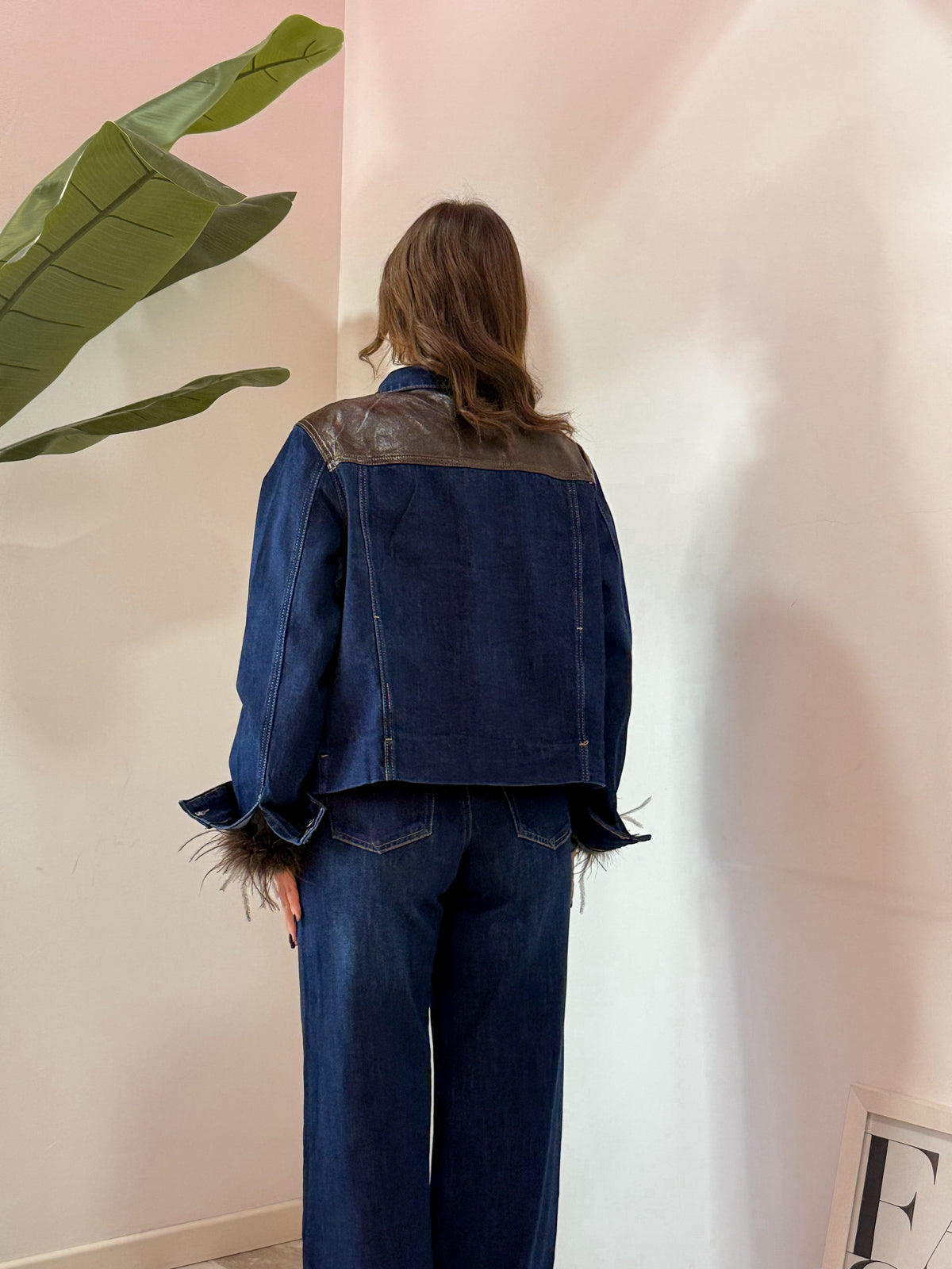 GIUBBINO JEANS INSERTO