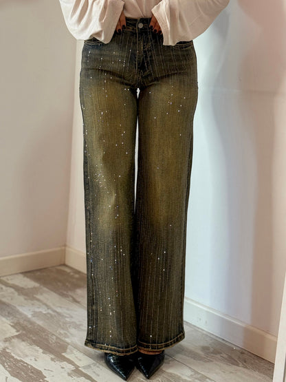 JEANS CASCATA STRASS 14