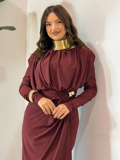 VESTITO IMPERO 2 COLORI
