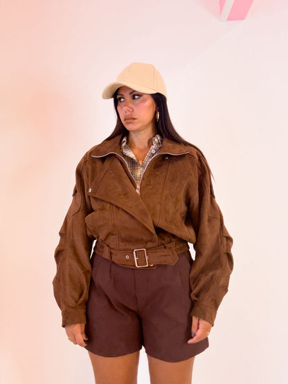 Giacca camoscio