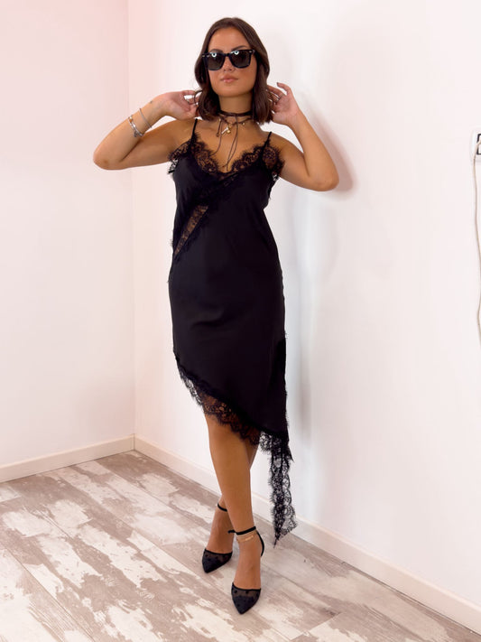 Dress raso e pizzo