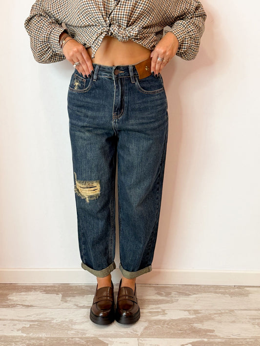 Jeans strappo vintage