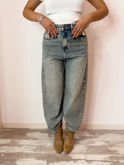 Jeans Ballon svaroski
