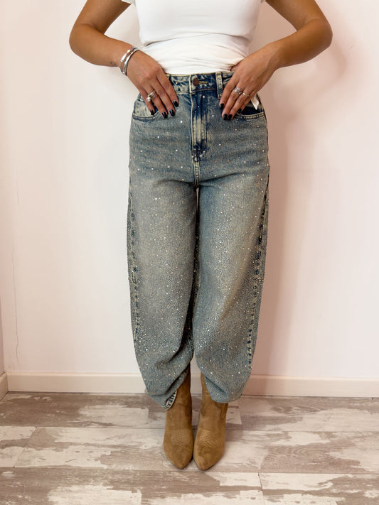 Jeans Ballon svaroski