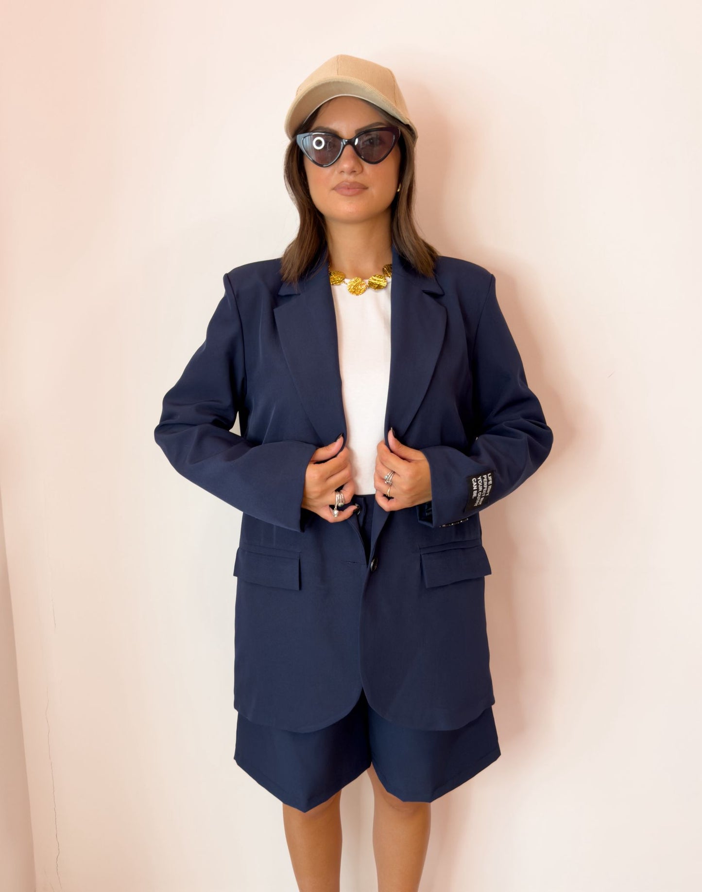 Tailleur bermuda Blu notte