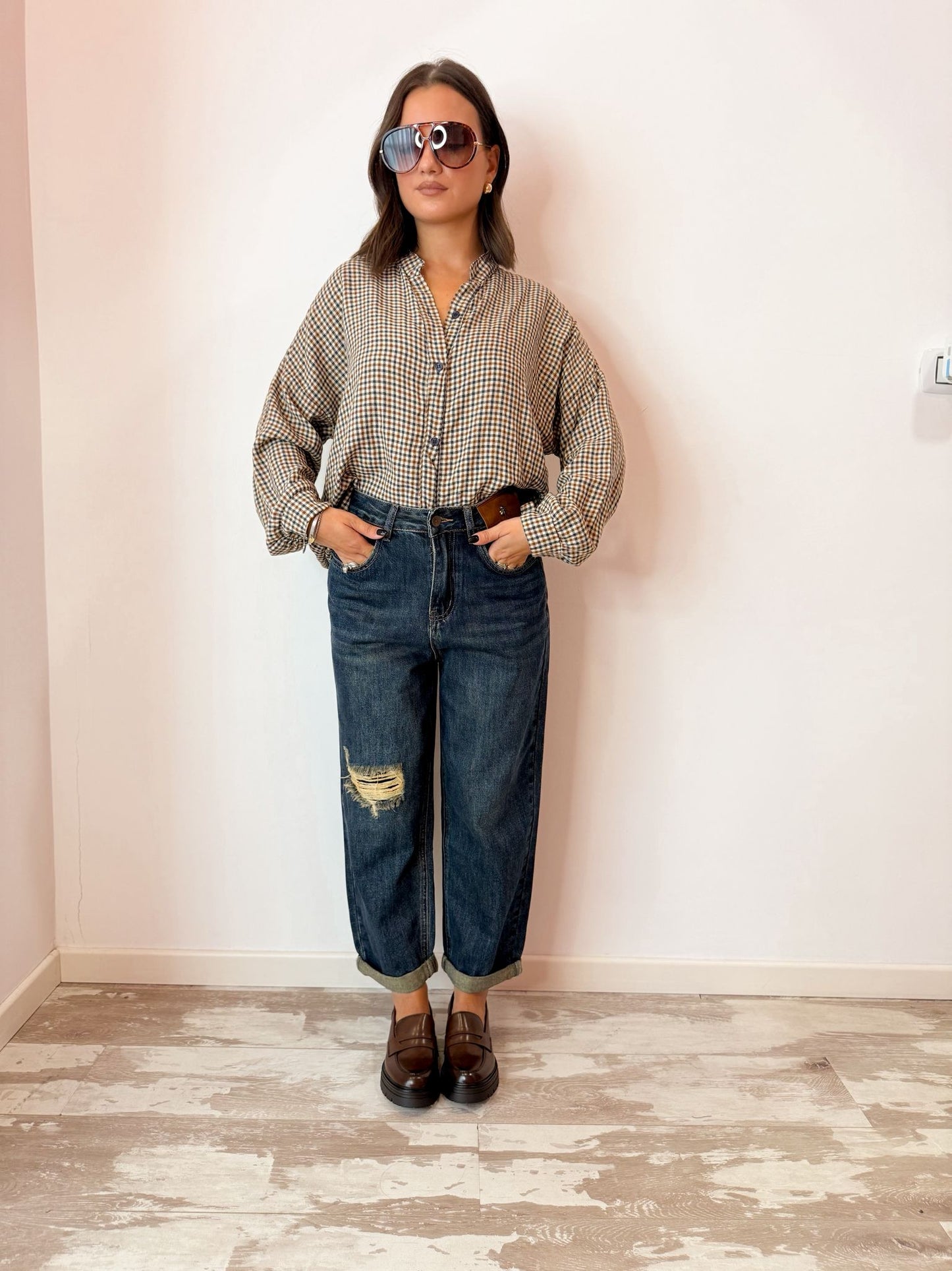 Jeans strappo vintage