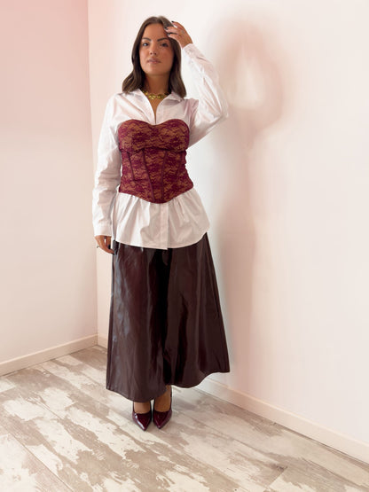 Camicia con bottoncino