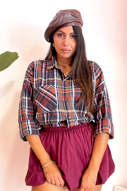 Camicia tartan autumn