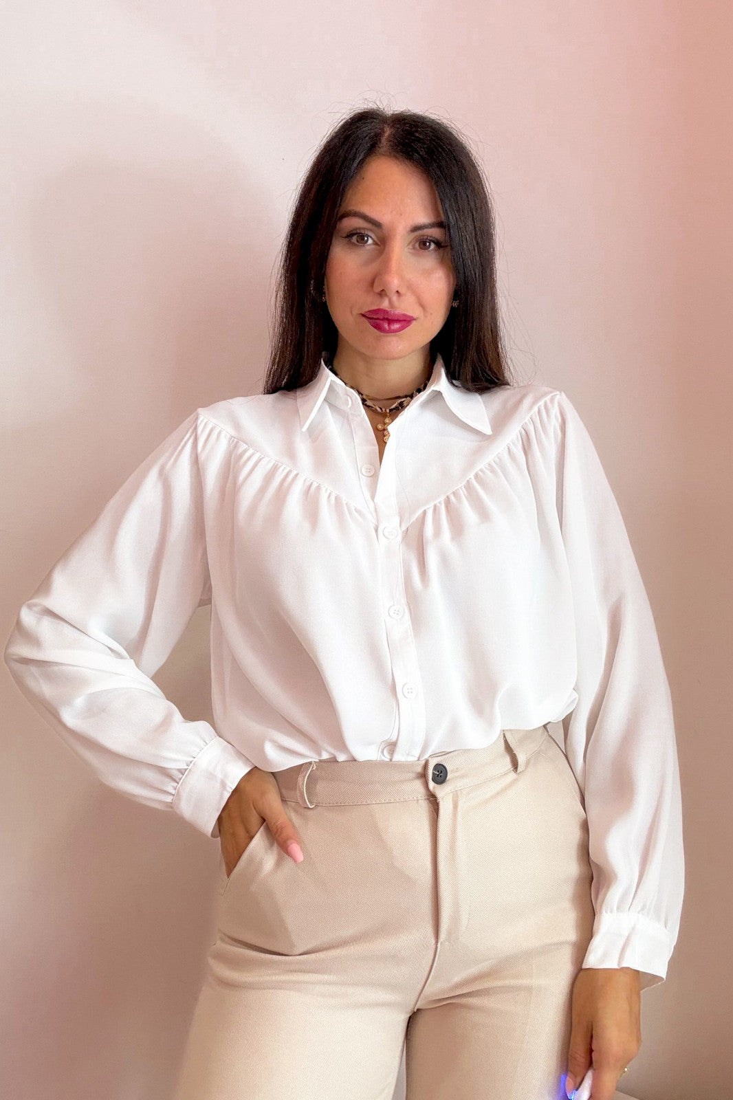 Camicia classy bianca