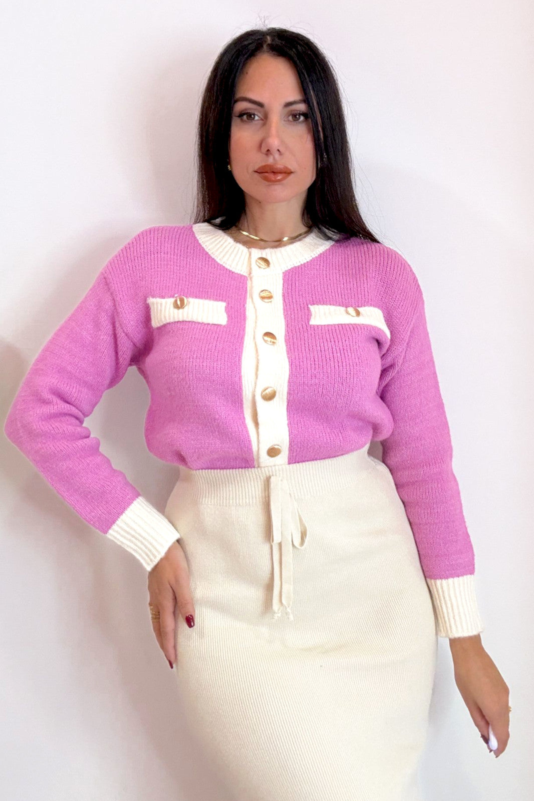 Pull cardigan 3 colori