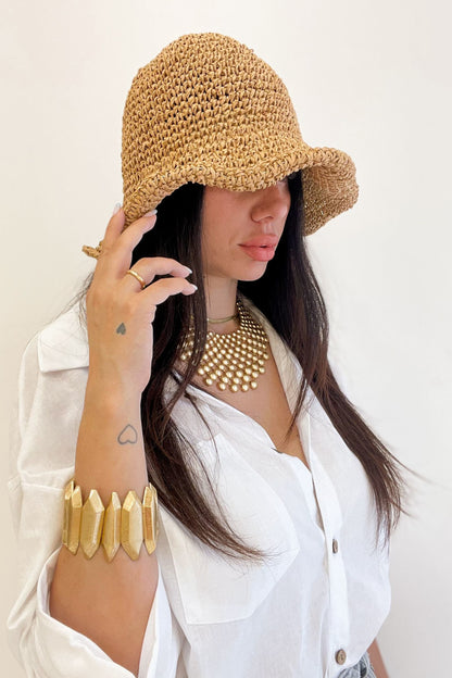 Cappelli holiday bianco e beige