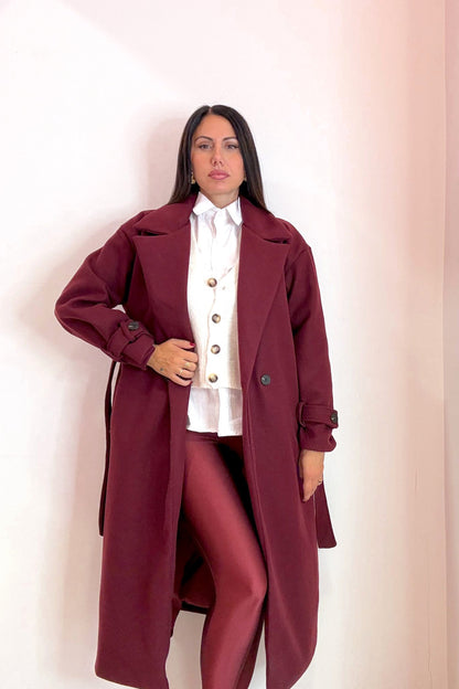 Cappotto bordeaux