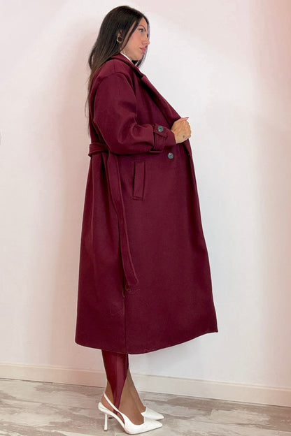 Cappotto bordeaux