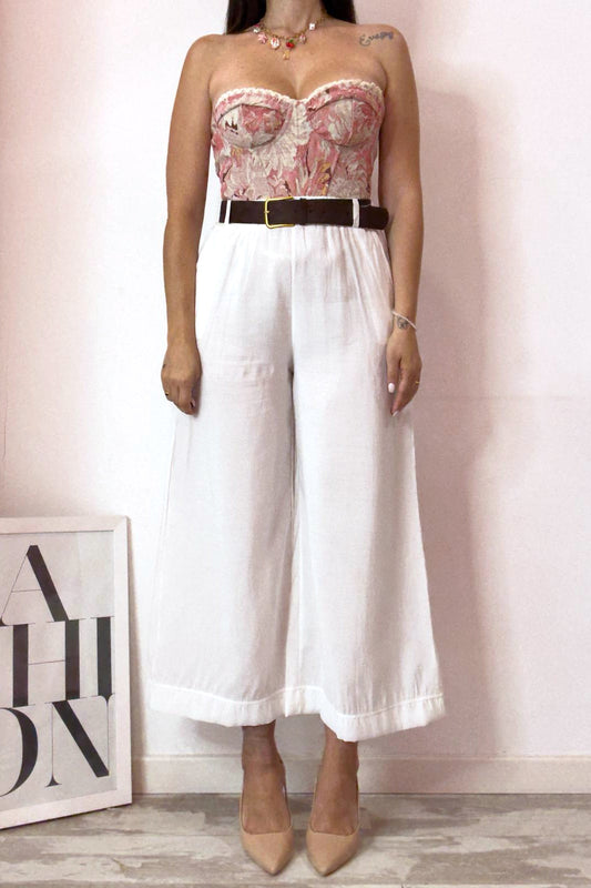 Pantalone vietri bianco