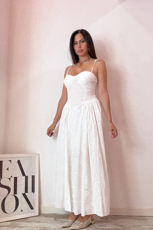 Abito positano bianco