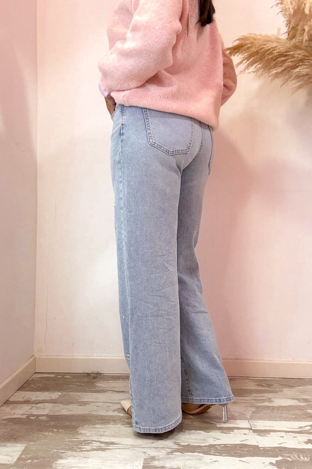 Jeans fiori brilly