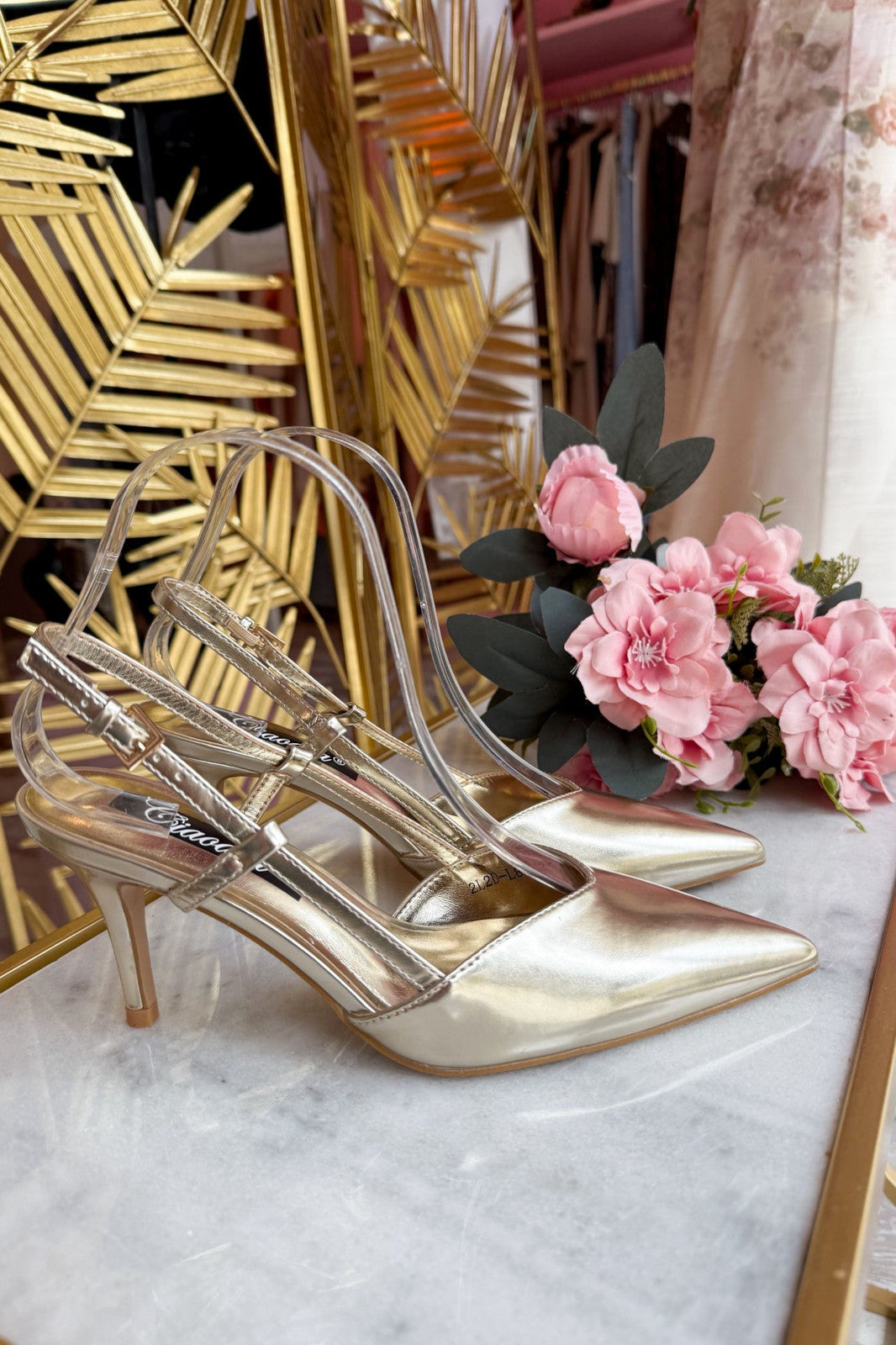 Scarpe oro