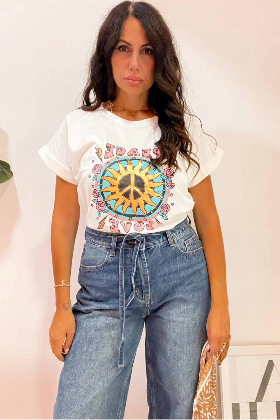 T-shirt peace chiara