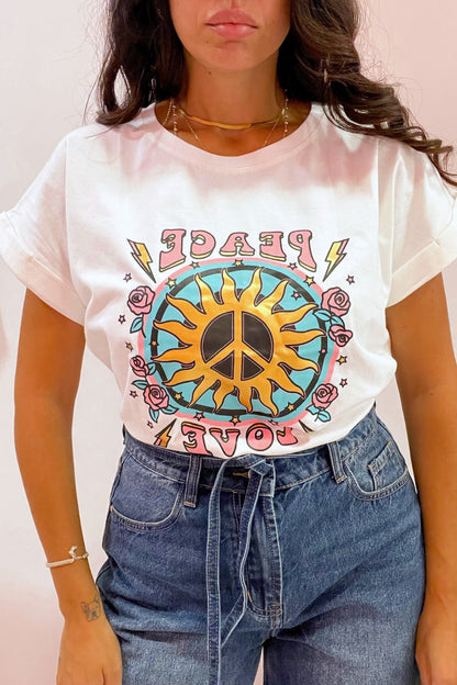 T-shirt peace chiara