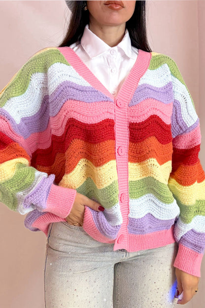 Cardigan rainbow