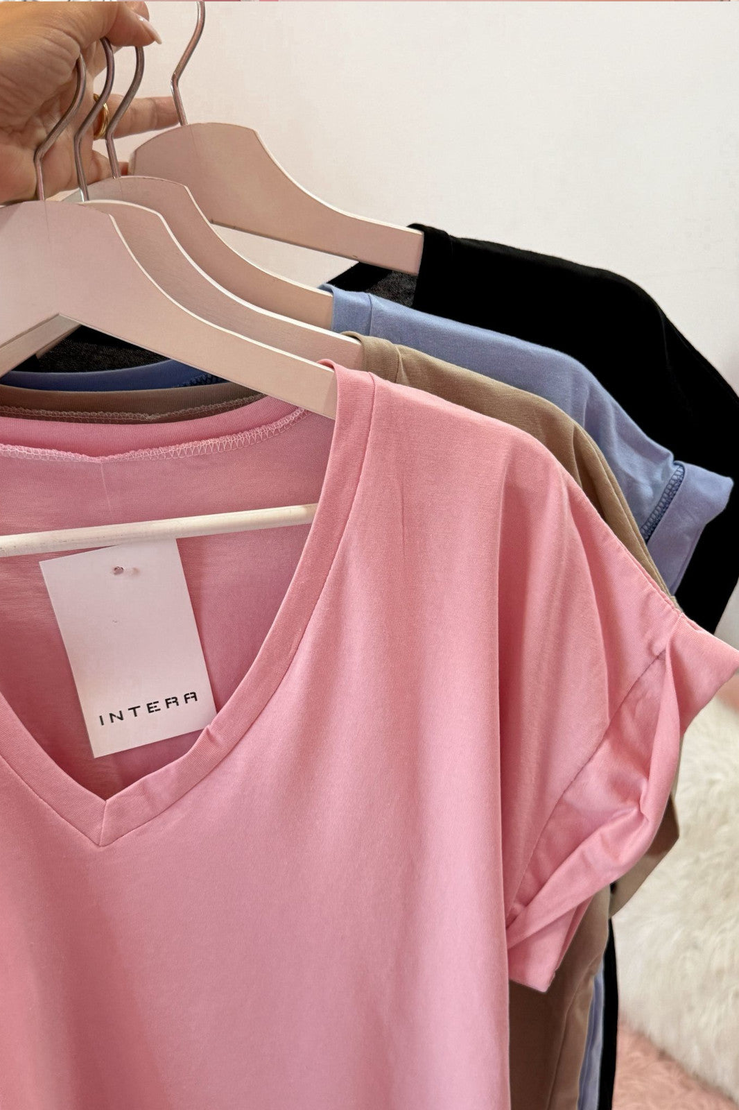 T-shirt risvolto 5 colori