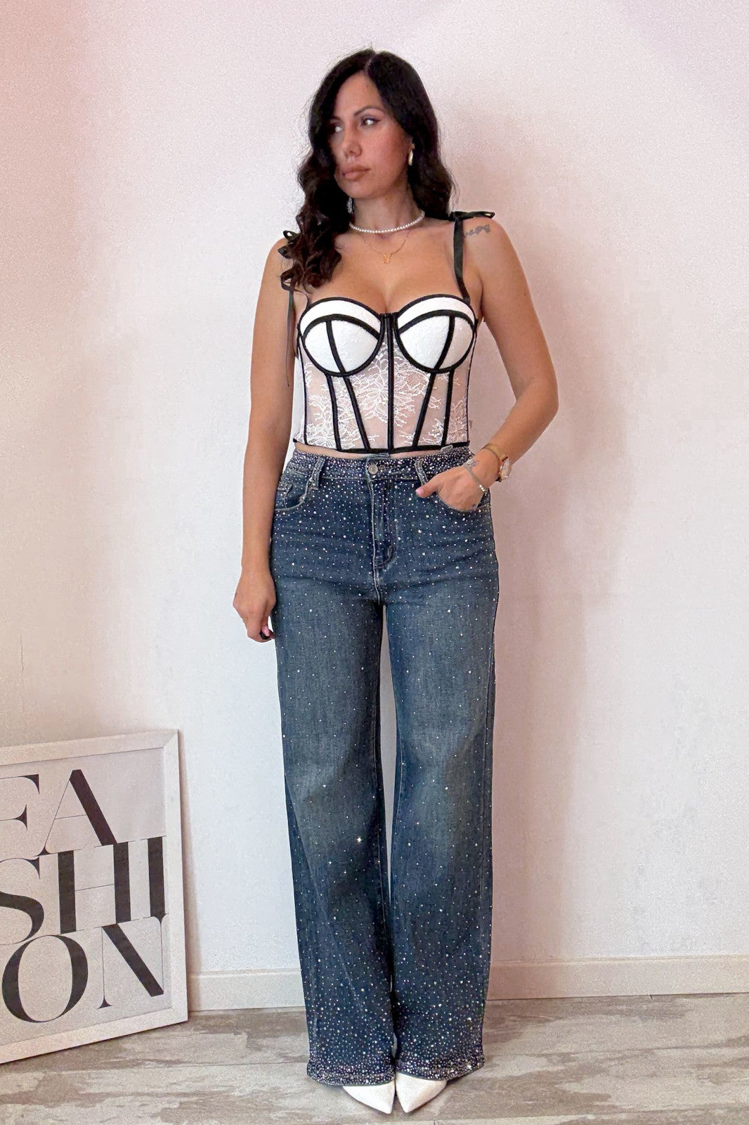 Jeans notte stellata